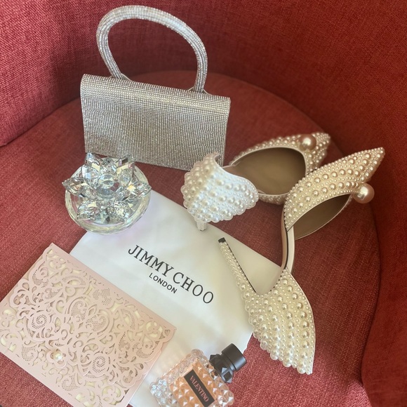 Embroiled Pearls shoes Perfect for weeding - Picture 5 of 8